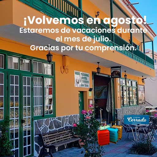 cerrado temporalmente por vacaciones
